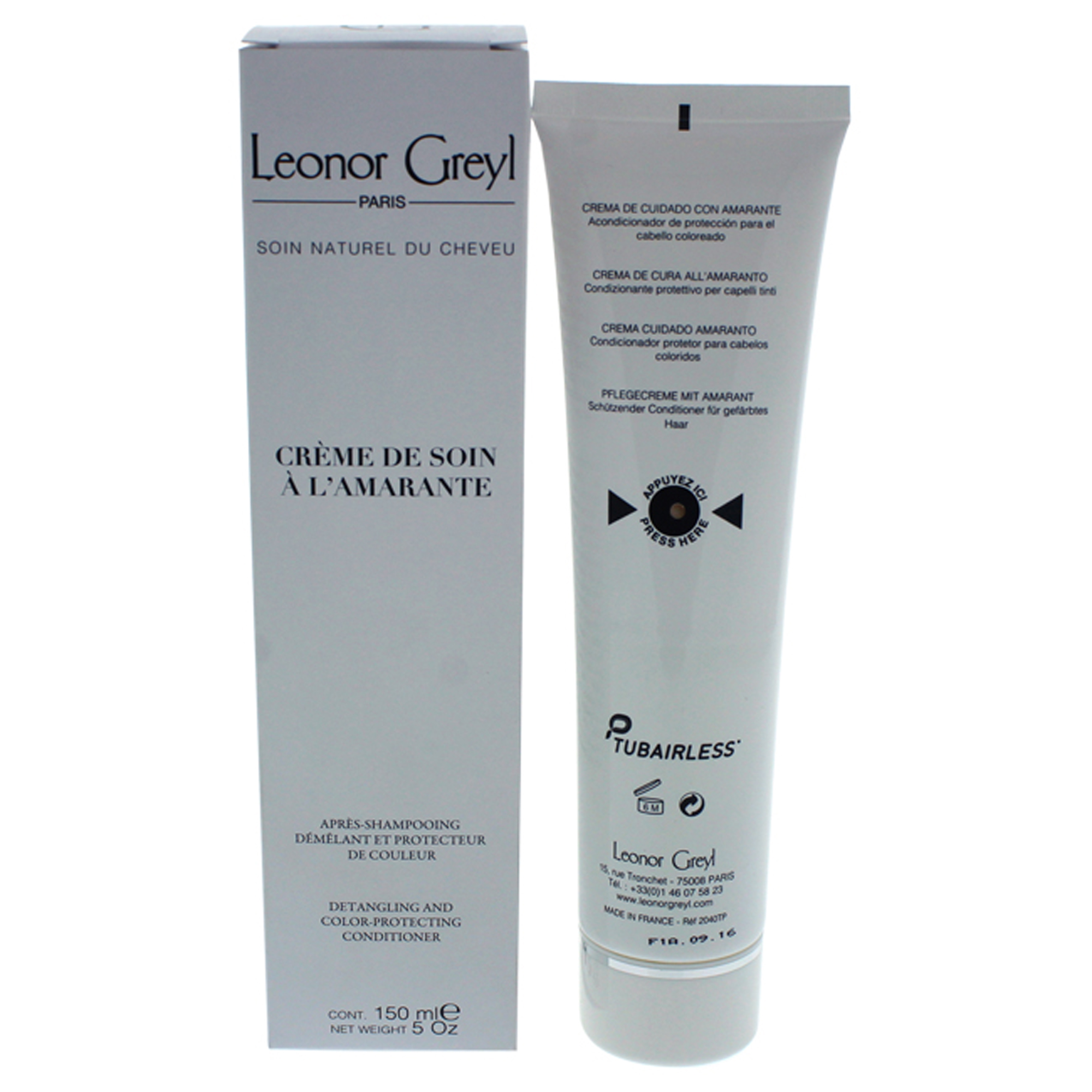 Acondicionador Leonor Greyl Crema de Piel Amarante - Venta Internacional