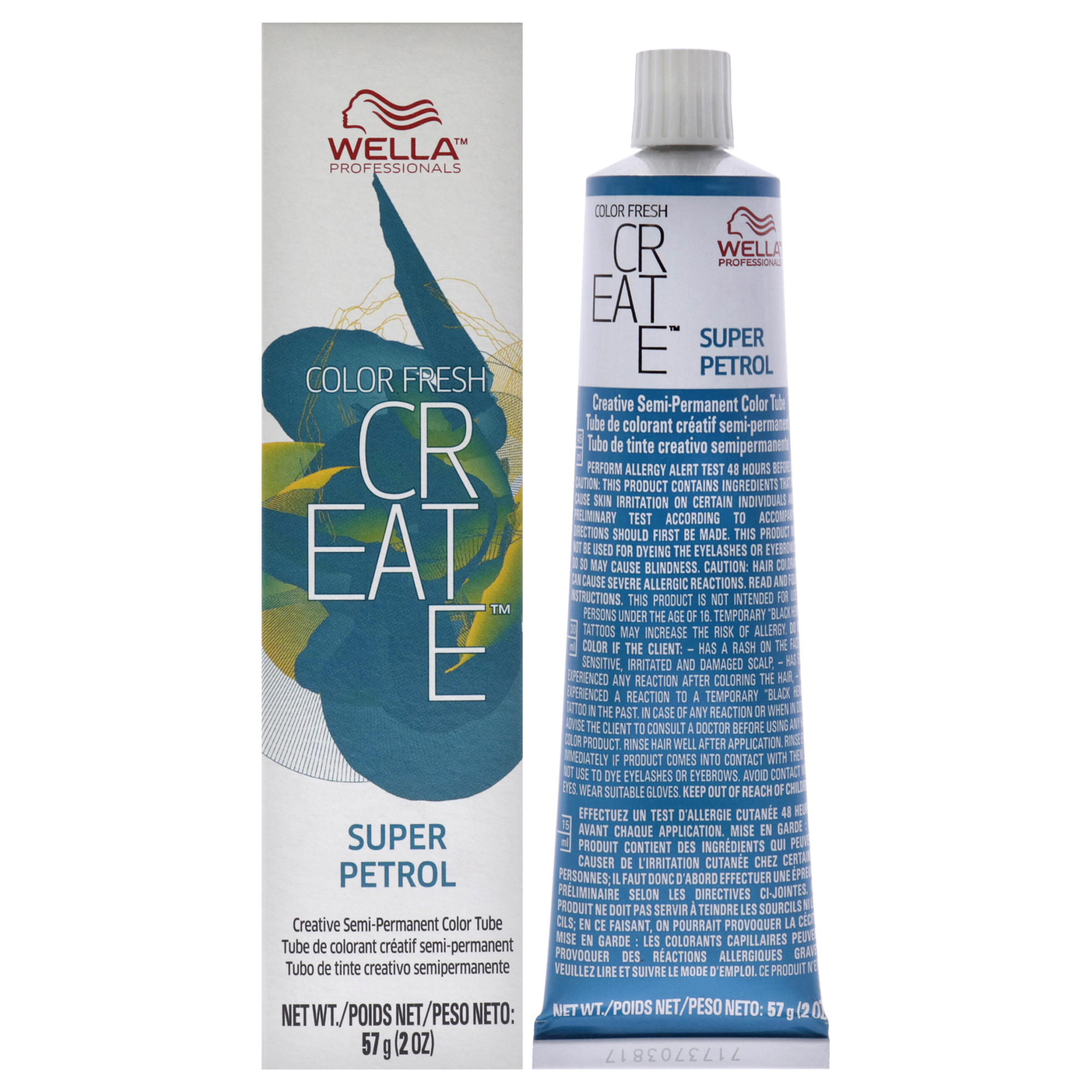 Foto 2 pulgar | Champú Wella Color Fresh Create Super Petrol 57g - Venta Internacional