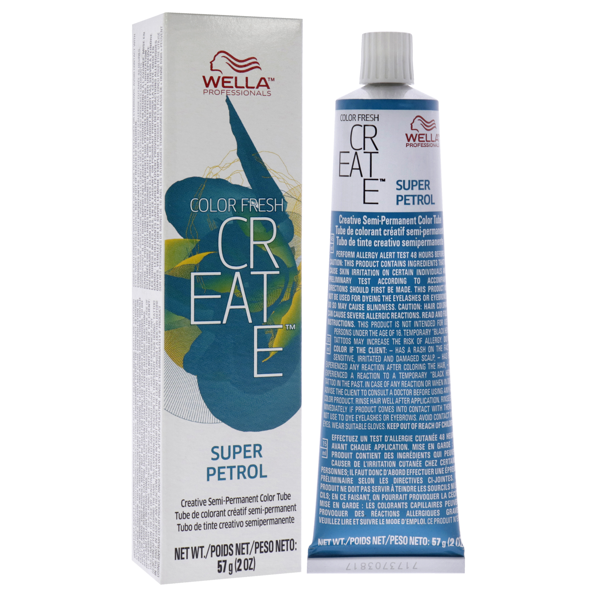 Foto 4 pulgar | Champú Wella Color Fresh Create Super Petrol 57g - Venta Internacional