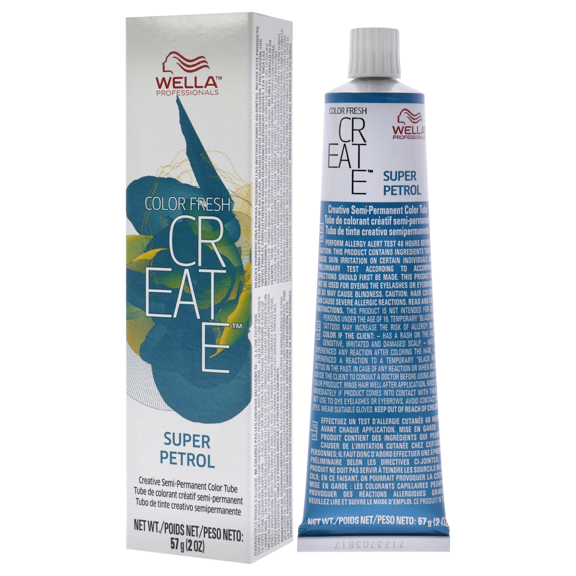 Foto 5 pulgar | Champú Wella Color Fresh Create Super Petrol 57g - Venta Internacional