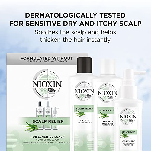 Foto 3 | Kit de Sistema Nioxin Alivio del Cuero Cabelludo para Personas Sensibles Secas y con Picazón - Venta Internacional