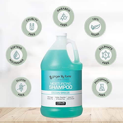 Foto 5 pulgar | Shampoo  Ginger Lily Farms Hidratante Ocean Breeze 1l - Venta Internacional