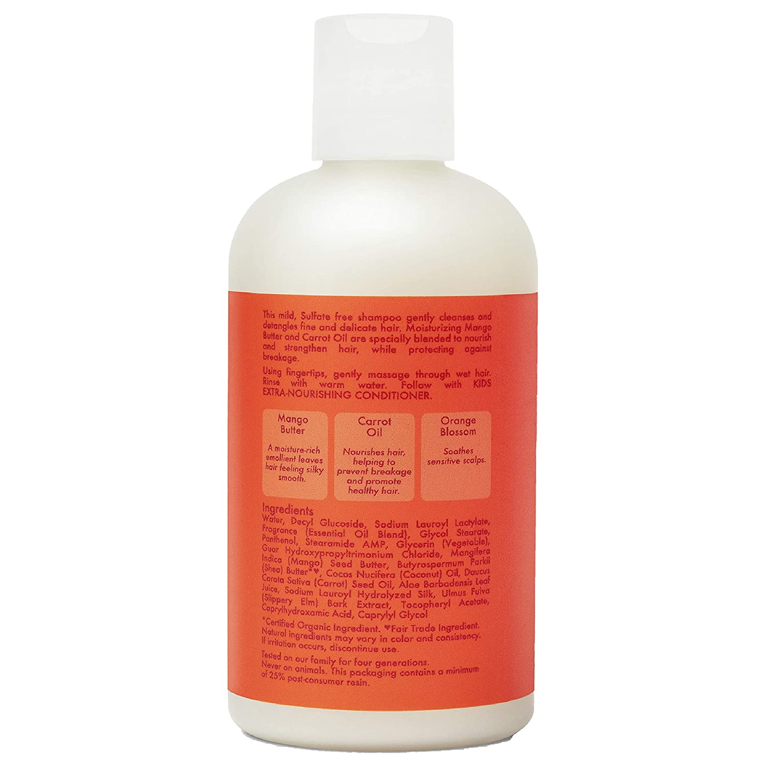 Foto 3 pulgar | Champú Sheamoisture con Manteca de Karité Mango y Zanahoria para Niños 236 ml - Venta Internacional