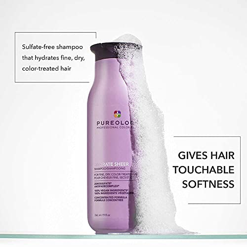 Foto 4 pulgar | Champú Pureology Hydrate Sheer Para Cabello Fino Sin Sulfatos - Venta Internacional.