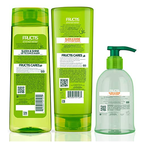 Foto 3 pulgar | Set De Cuidado Capilar Garnier Fructis Sleek & Shine 150 Ml X3 - Venta Internacional.