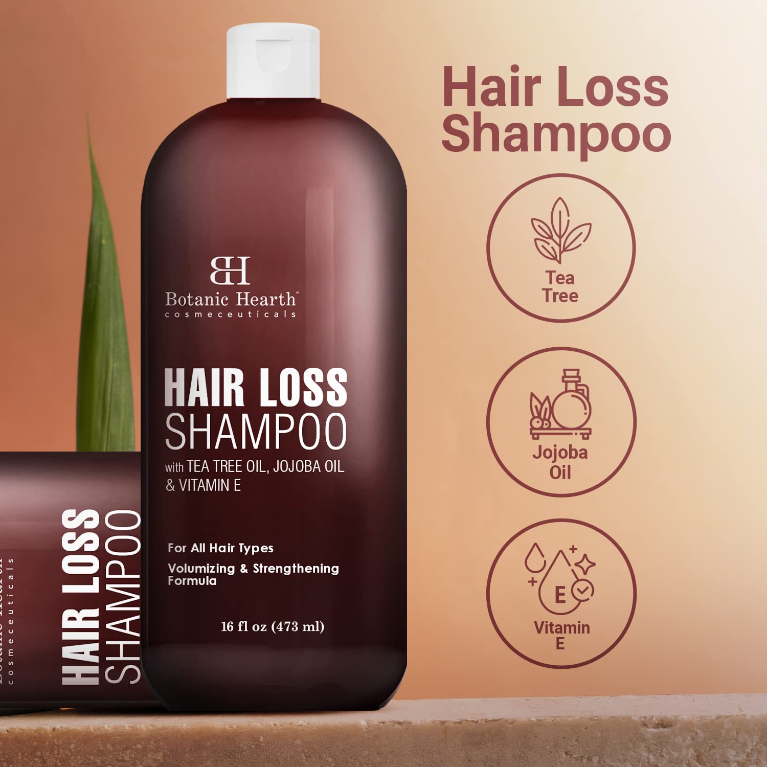 Foto 4 pulgar | Champú Para La Caída Del Cabello Botanic Hearth Reduce La Caída Del Cabello, 250 Ml - Venta Internacional.