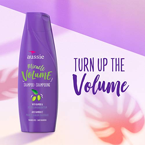 Foto 4 pulgar | Champú Aussie Volume Miracle Plum & Bamboo 400 Ml - Venta Internacional.