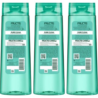 Foto 2 | Garnier Hair Care Fructis Pure Clean Shampoo, 12.5 Fl Oz, 3 Count - Venta Internacional.