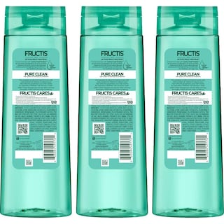 Foto 3 | Garnier Hair Care Fructis Pure Clean Shampoo, 12.5 Fl Oz, 3 Count - Venta Internacional.