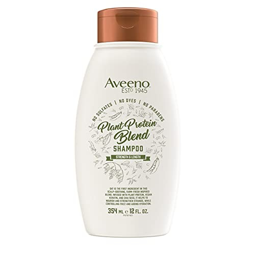 Foto 2 pulgar | Champú Aveeno Strength & Length, Proteína Vegetal, 355 Ml, Vegano - Venta Internacional.