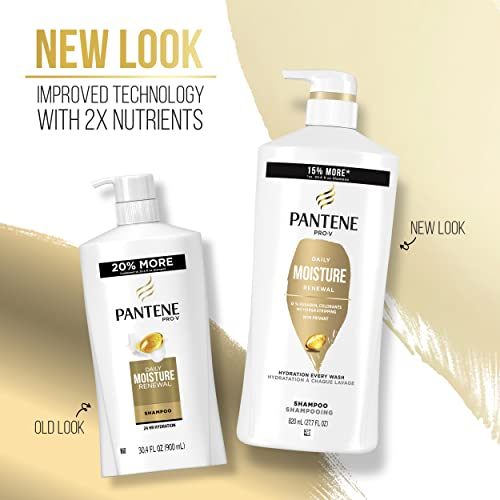 Foto 7 pulgar | Champú Pantene Daily Moisture Renewal para Cabello Seco 2 Piezas - Venta Internacional