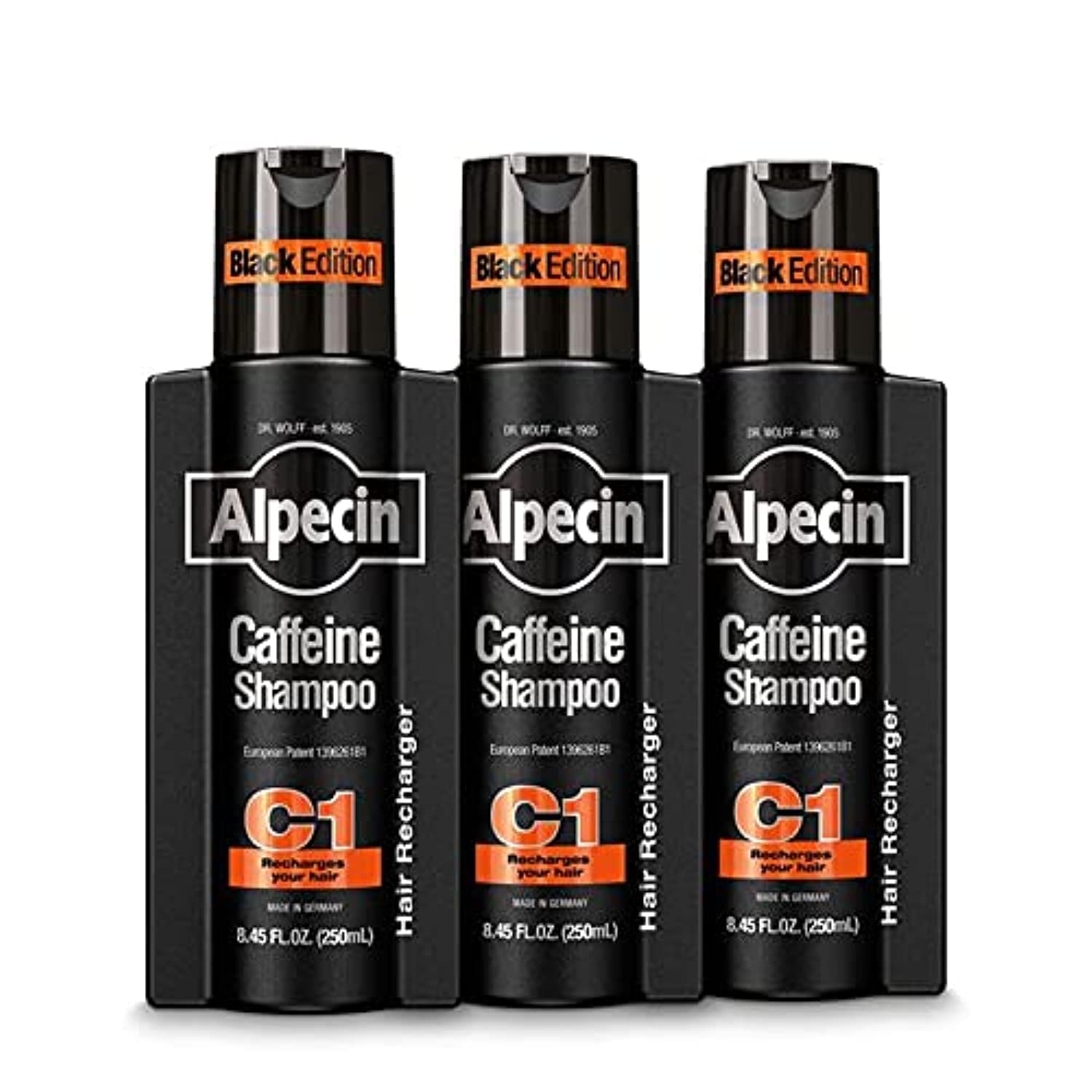 Champú Alpecin Caffeine C1 Black Edition para Hombre - Venta Internacional