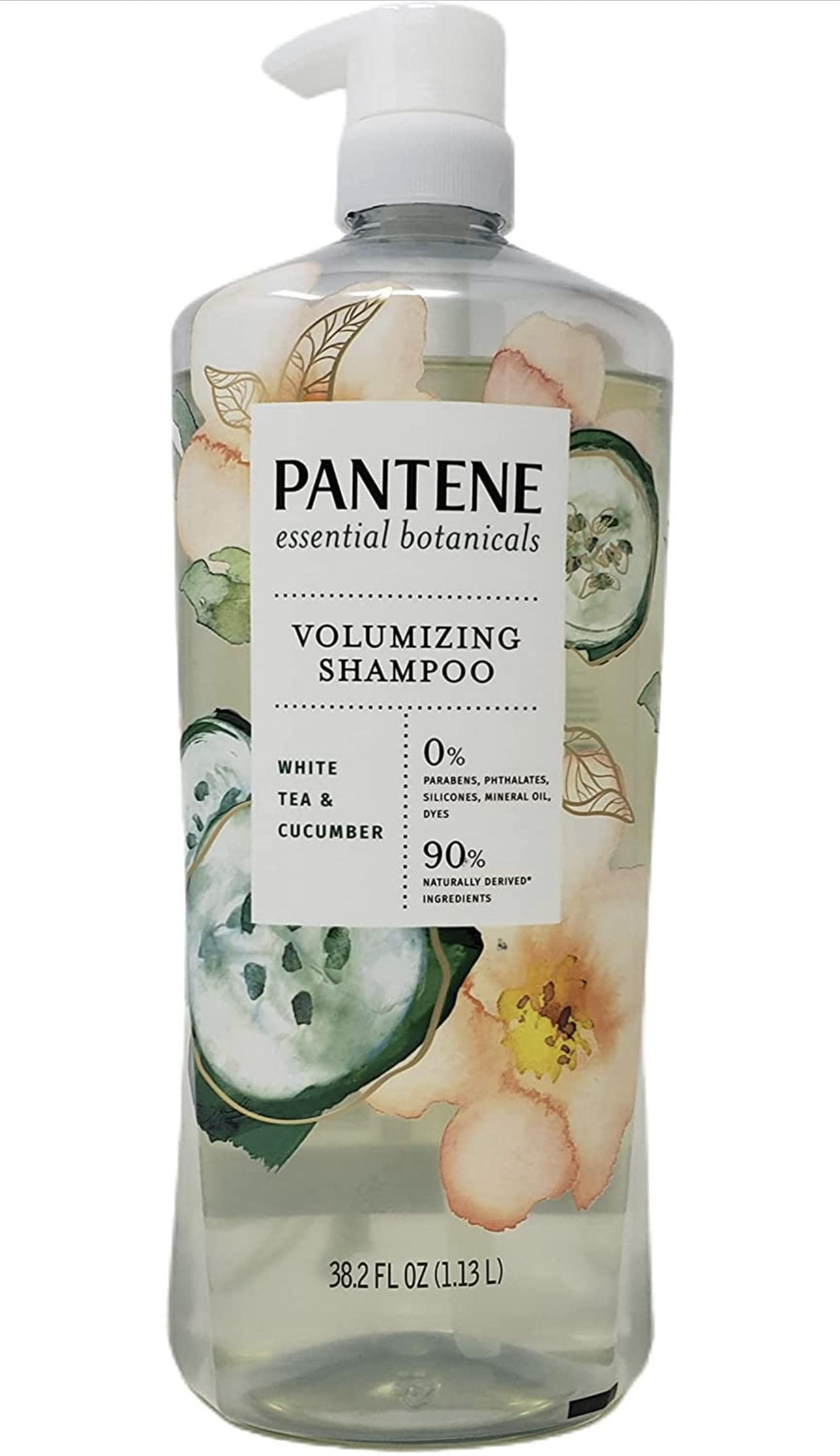 Foto 2 pulgar | Champú Voluminizador Pantene con Té Blanco y Pepino 400 ml - Venta Internacional