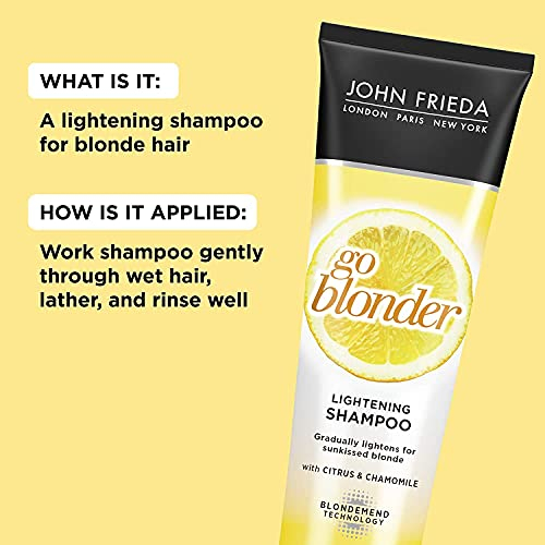 Foto 5 pulgar | Champú John Frieda Sheer Blonde Go Blonder Lightening - Venta Internacional