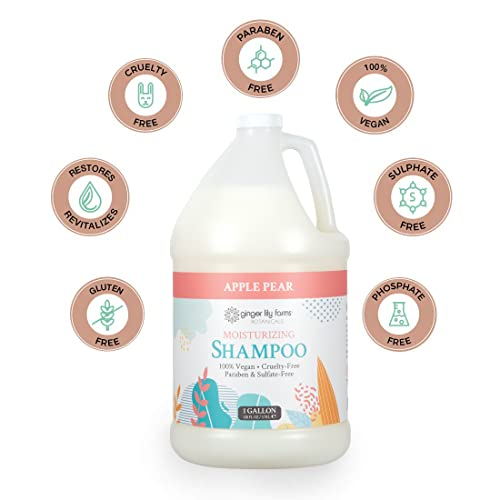 Foto 5 pulgar | Shampoo Hidratante Ginger Lily Farms de Manzana y Pera 3.78 L - Venta Internacional