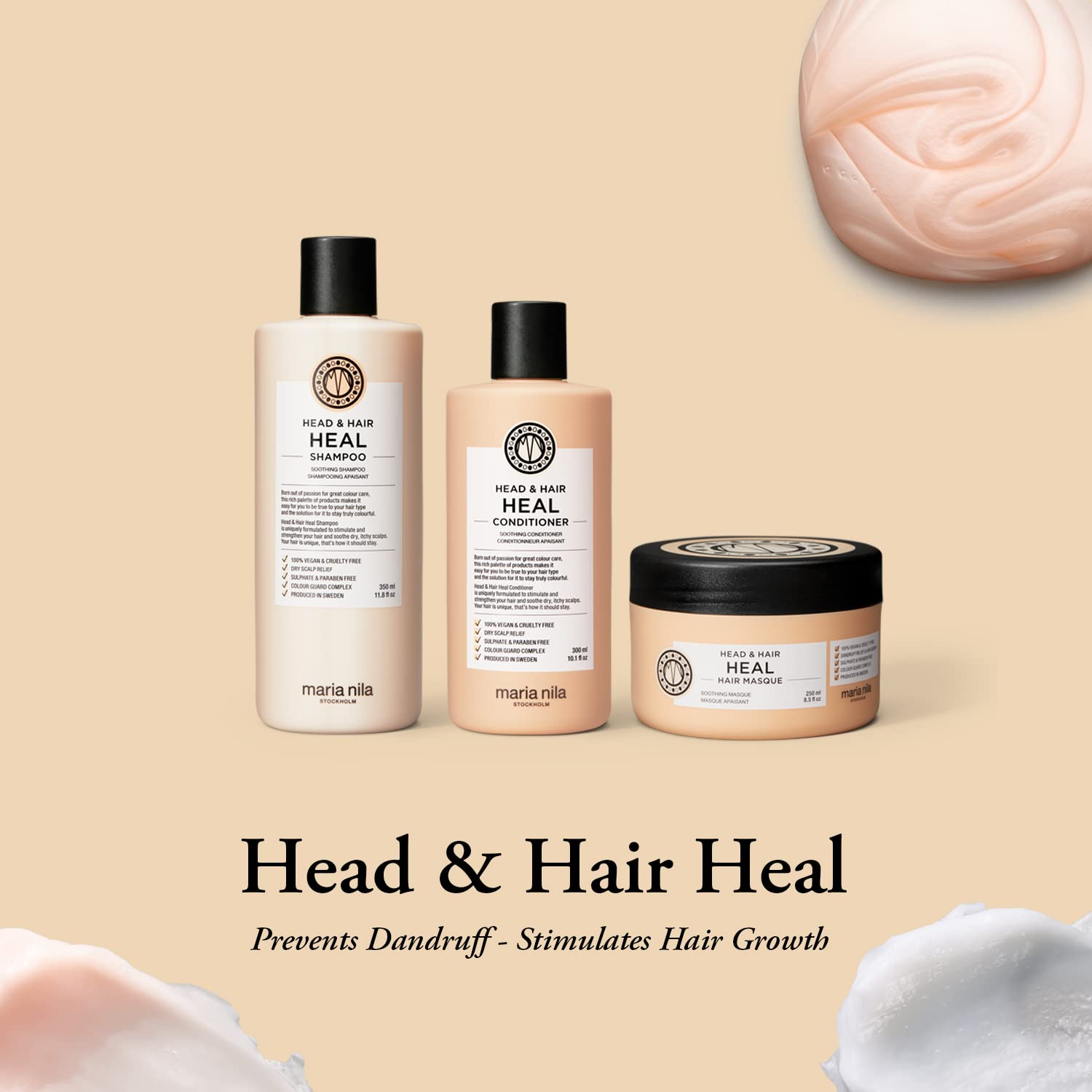 Foto 3 pulgar | Champú Maria Nila Head & Hair Heal con Aloe Vera 350 ml - Venta Internacional