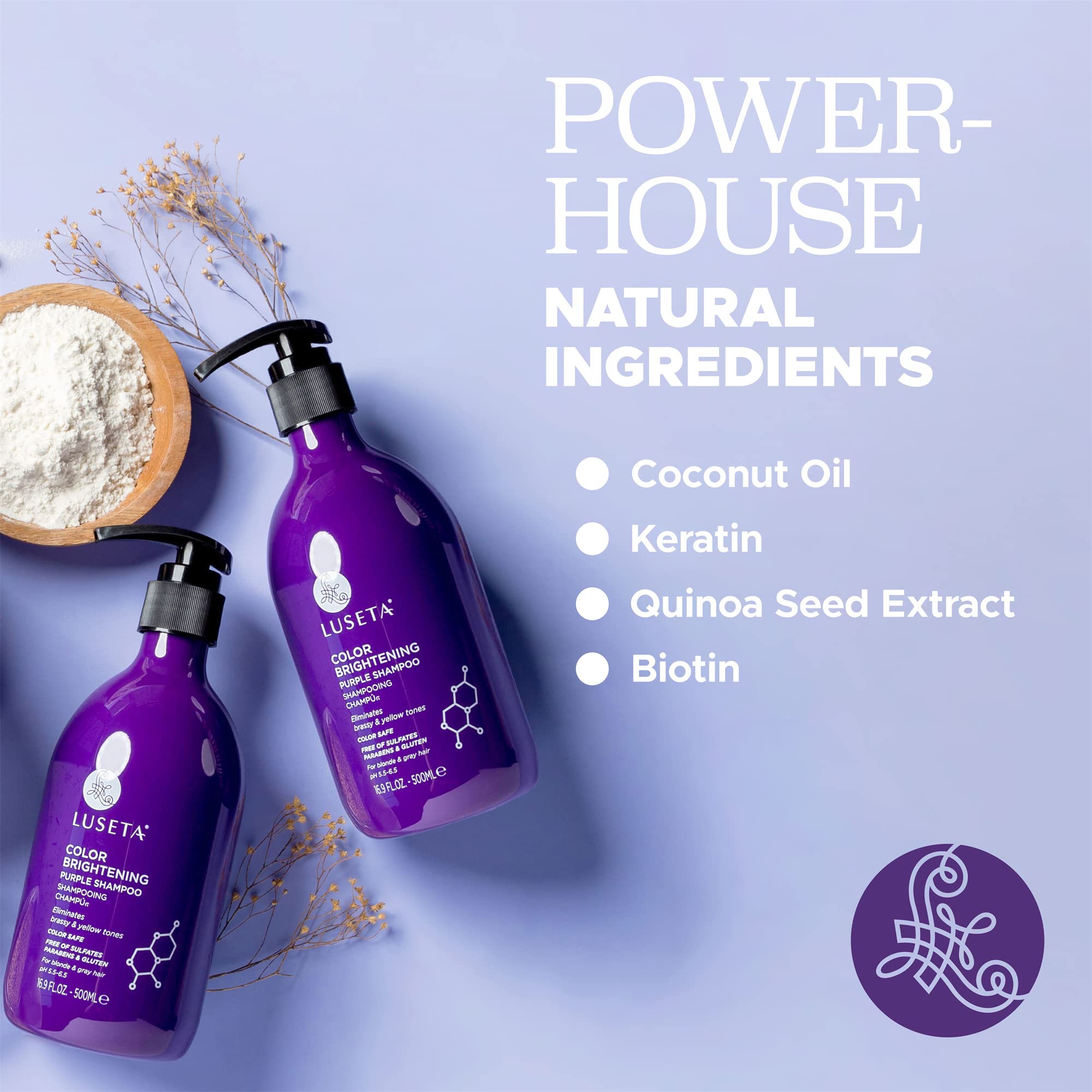 Foto 4 pulgar | Shampoo L Luseta Color Brightening 500 Ml para Cabello-Venta Internacional