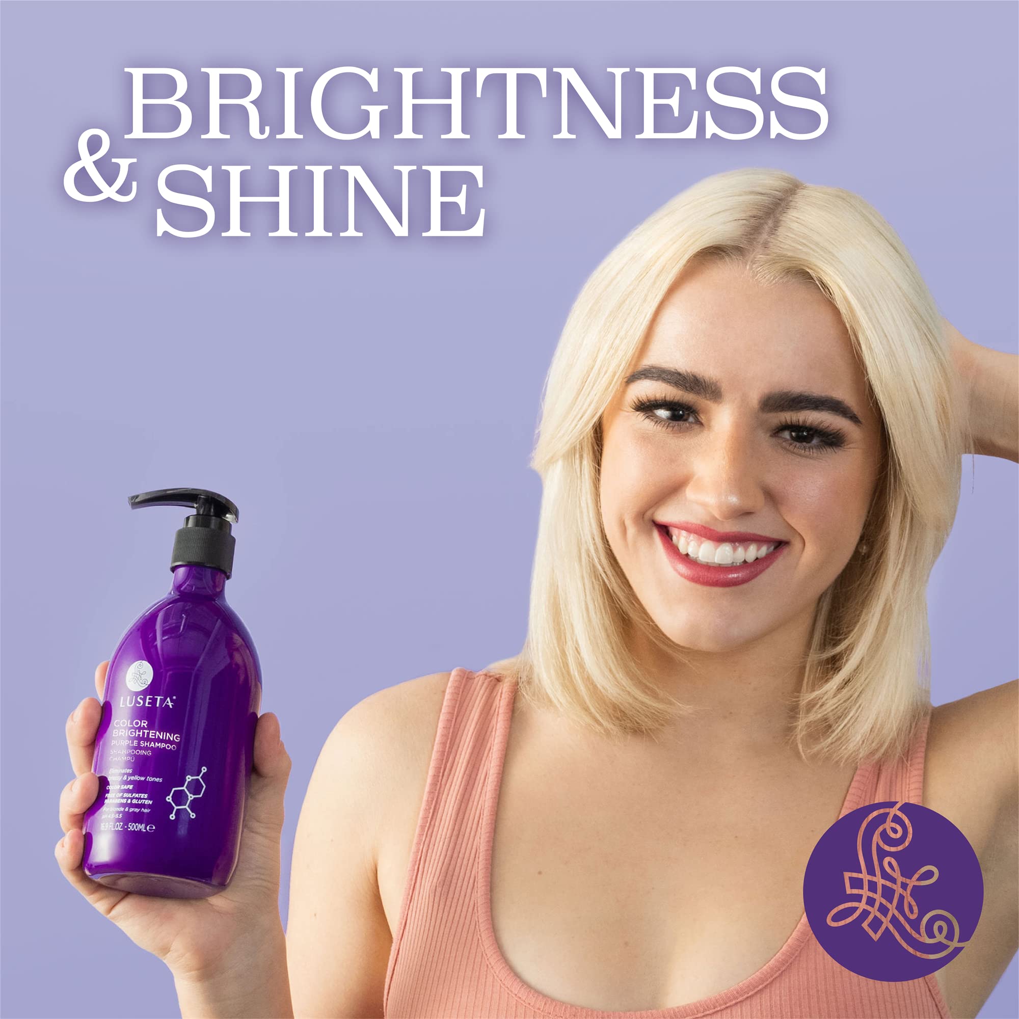 Foto 7 pulgar | Shampoo L Luseta Color Brightening 500 Ml para Cabello-Venta Internacional