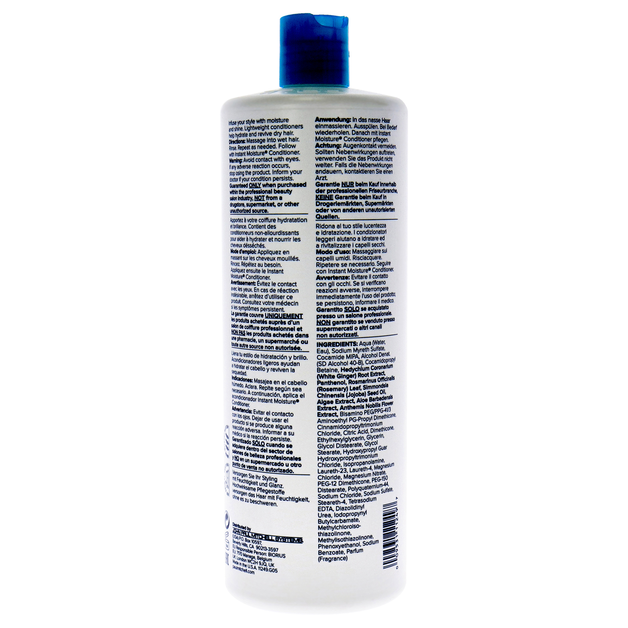 Foto 3 pulgar | Champú Paul Mitchell Instant Moisture 1000 Ml - Venta Internacional.