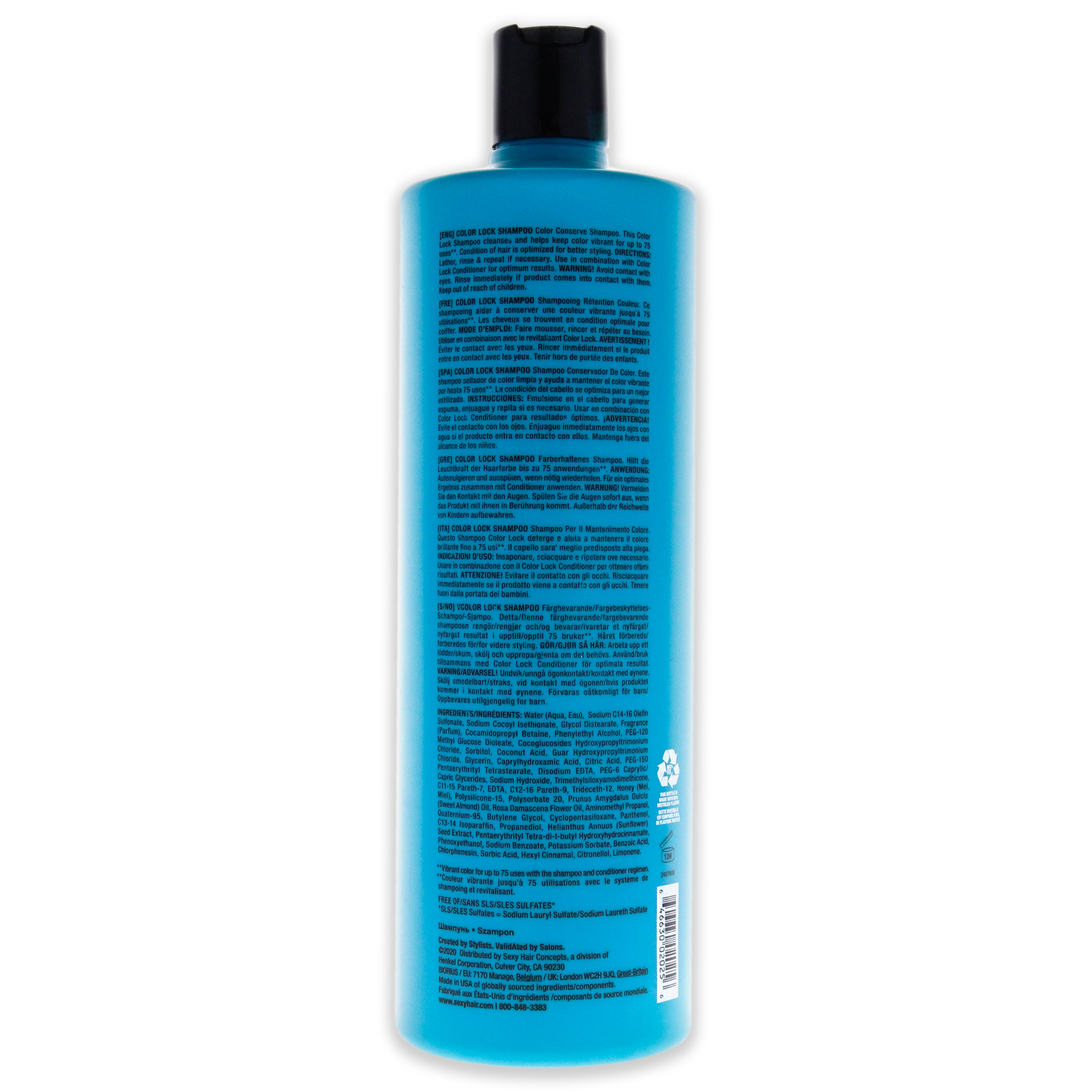 Foto 3 pulgar | Champú Sexy Hair Healthy Color Lock Unisex 33 Oz - Venta Internacional