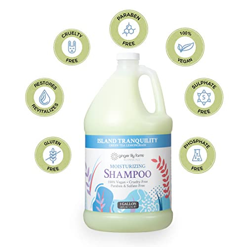 Foto 4 | Champú Ginger Lily Farms Island Tranquility 3,78 L - Venta Internacional.