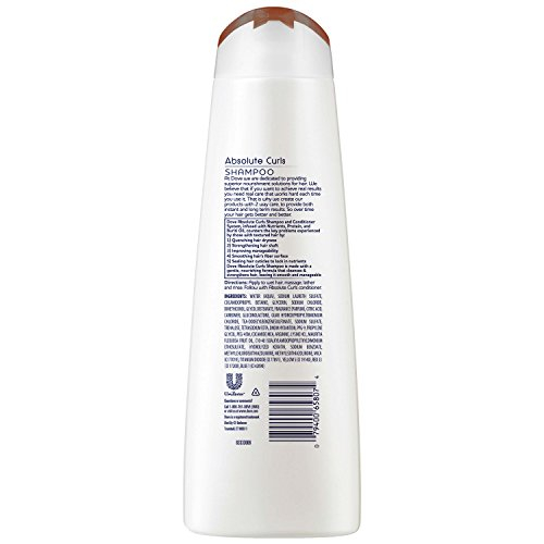 Foto 3 pulgar | Champú Dove Absolute Curls 350 ml para Cabello Rizado - Venta Internacional