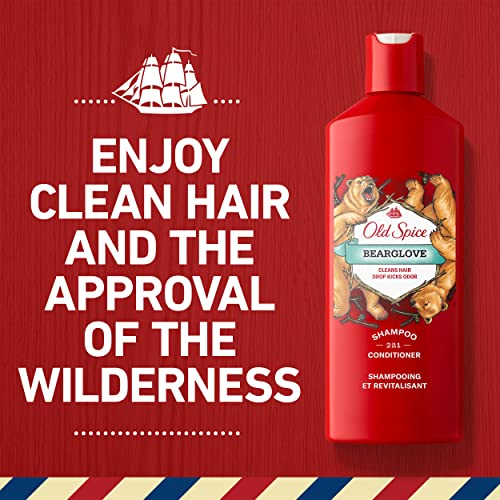 Foto 2 | Champú Y Acondicionador Old Spice Bearglove Para Hombre, 400 Ml, 6 Unidades - Venta Internacional.