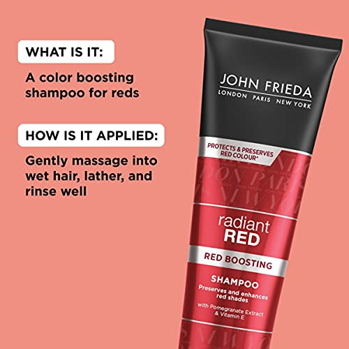 Foto 4 pulgar | Champú John Frieda Radiant Red Boosting - Venta Internacional.