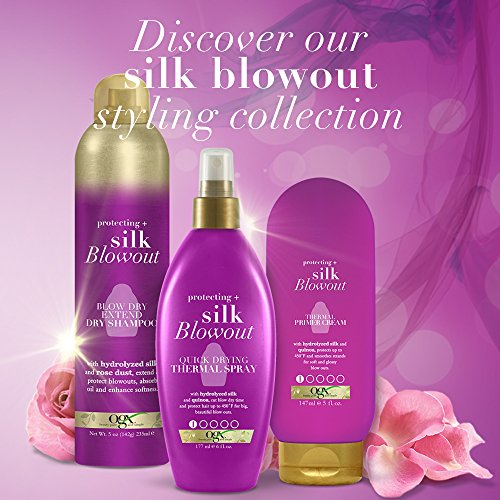 Foto 5 pulgar | Champú Seco OGX Blow Dry Extend Protecting Silk 150 ml - Venta Internacional