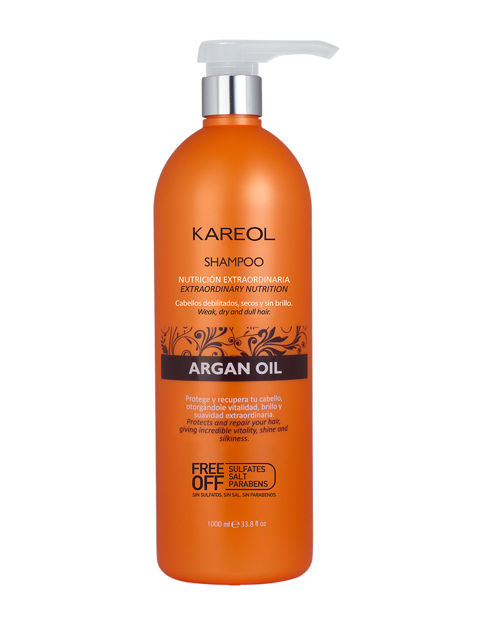 Foto 2 pulgar | Shampoo Kareol Argan Oil Hidratación 1 Litro