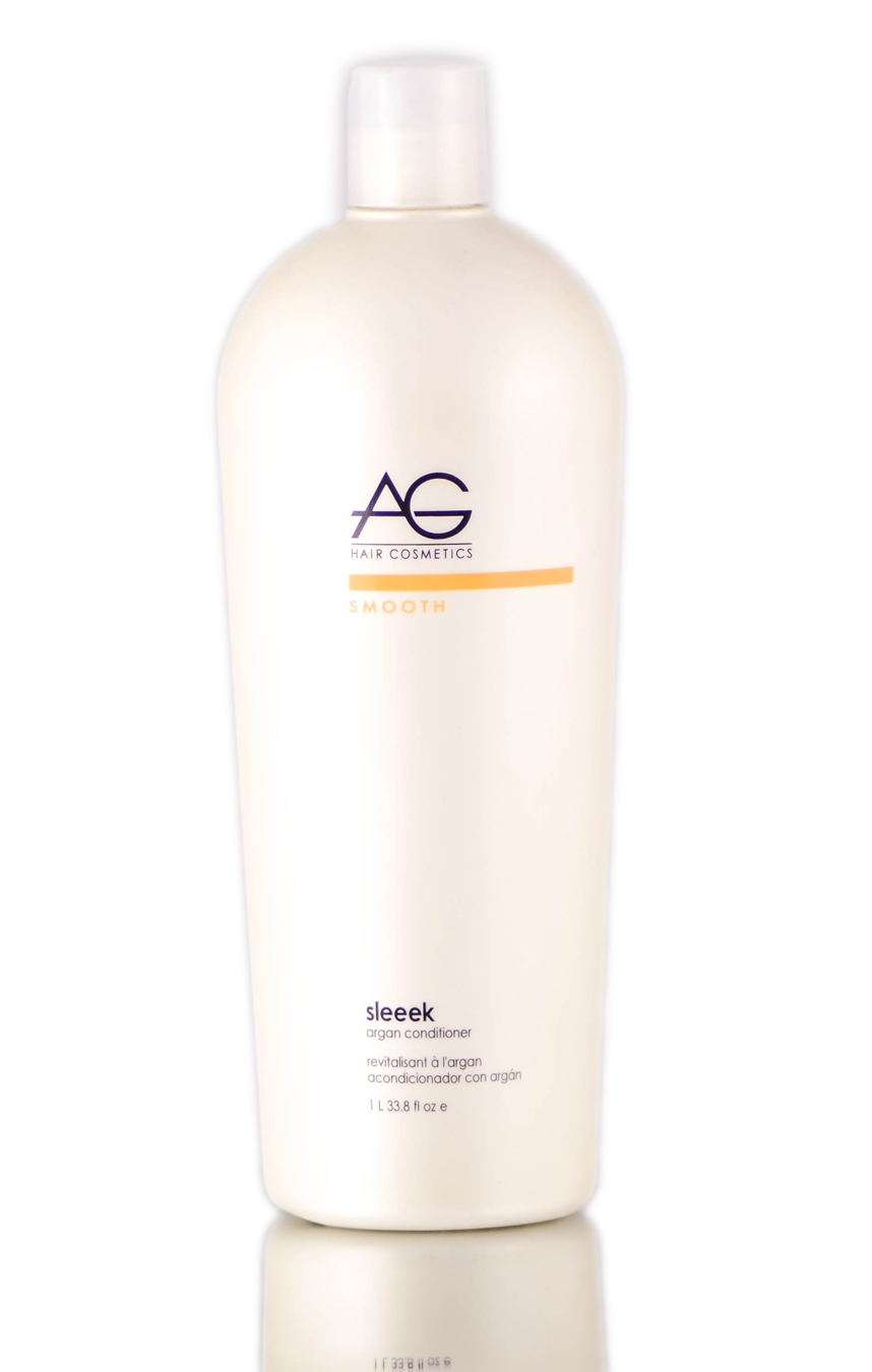 Acondicionador Ag Hair Cosmetics Smooth Sleeek Argan 1000 Ml - Venta Internacional.