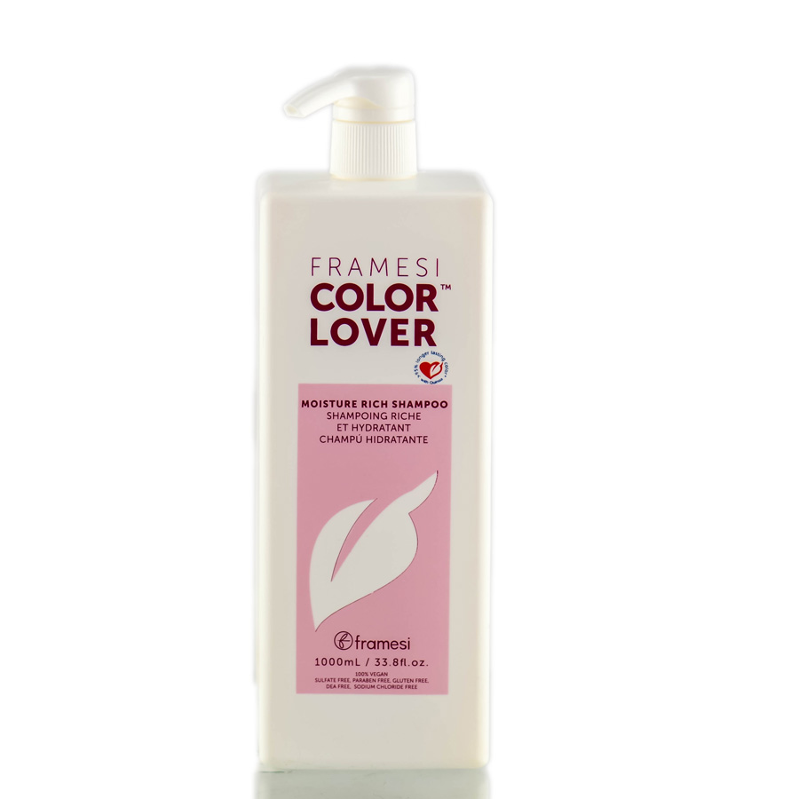 Champú Framesi Color Lover Moisture Rich 1000 Ml - Venta Internacional.