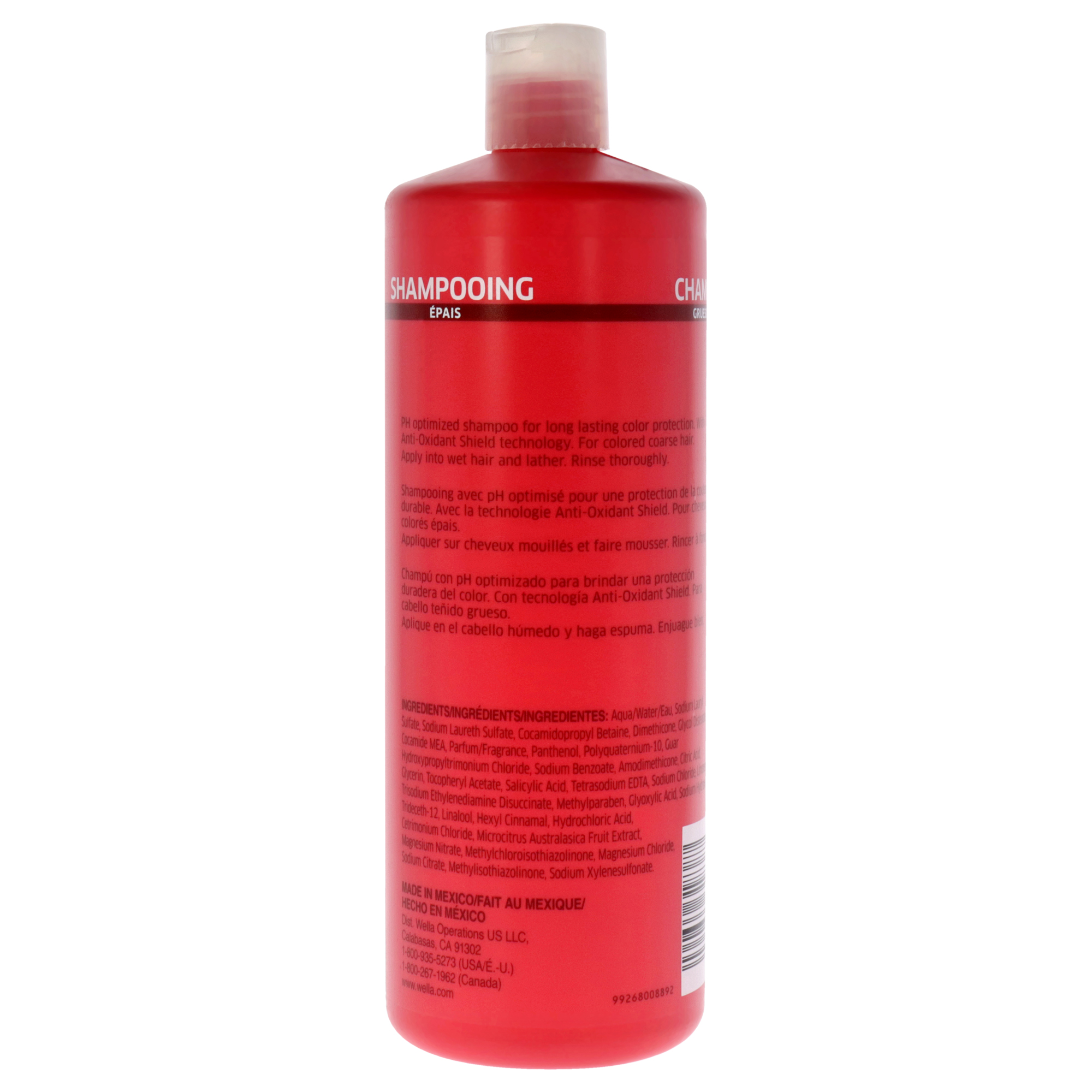 Foto 3 pulgar | Champú Wella Invigo Brilliance Para Cabello Grueso, Unisex, 250 Ml - Venta Internacional.