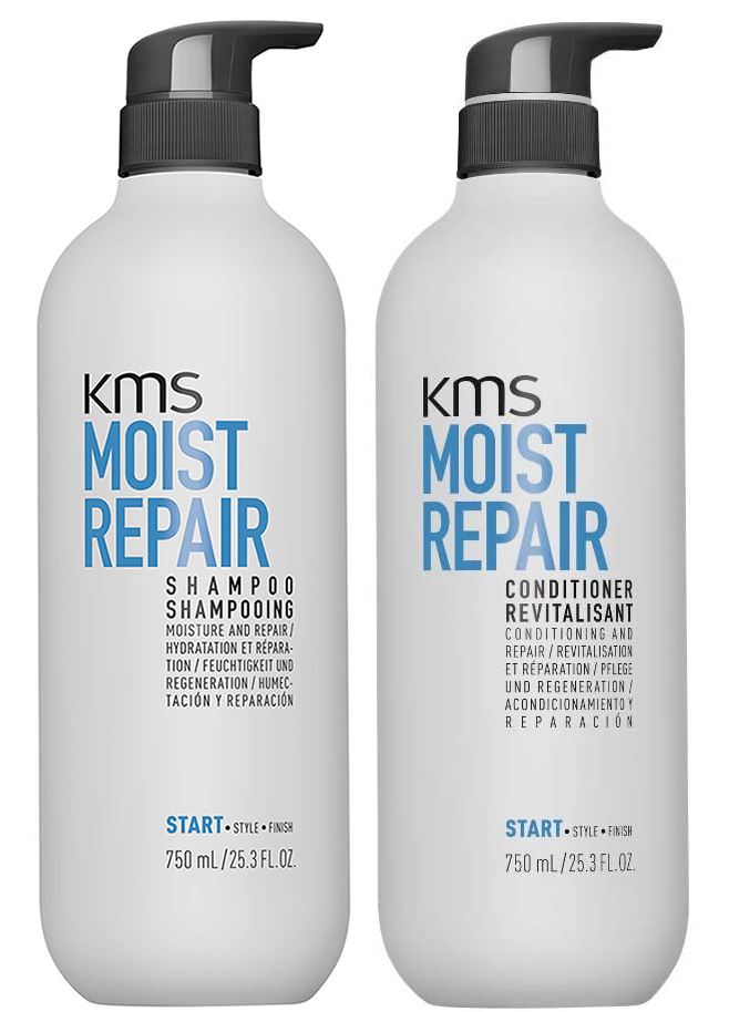 Set De Champú Y Acondicionador Kms Moist Repair - Venta Internacional.