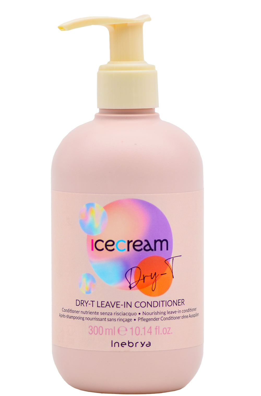 Acondicionador Leave In Inebrya Ice Cream Dry-t 300 Ml - Venta Internacional.