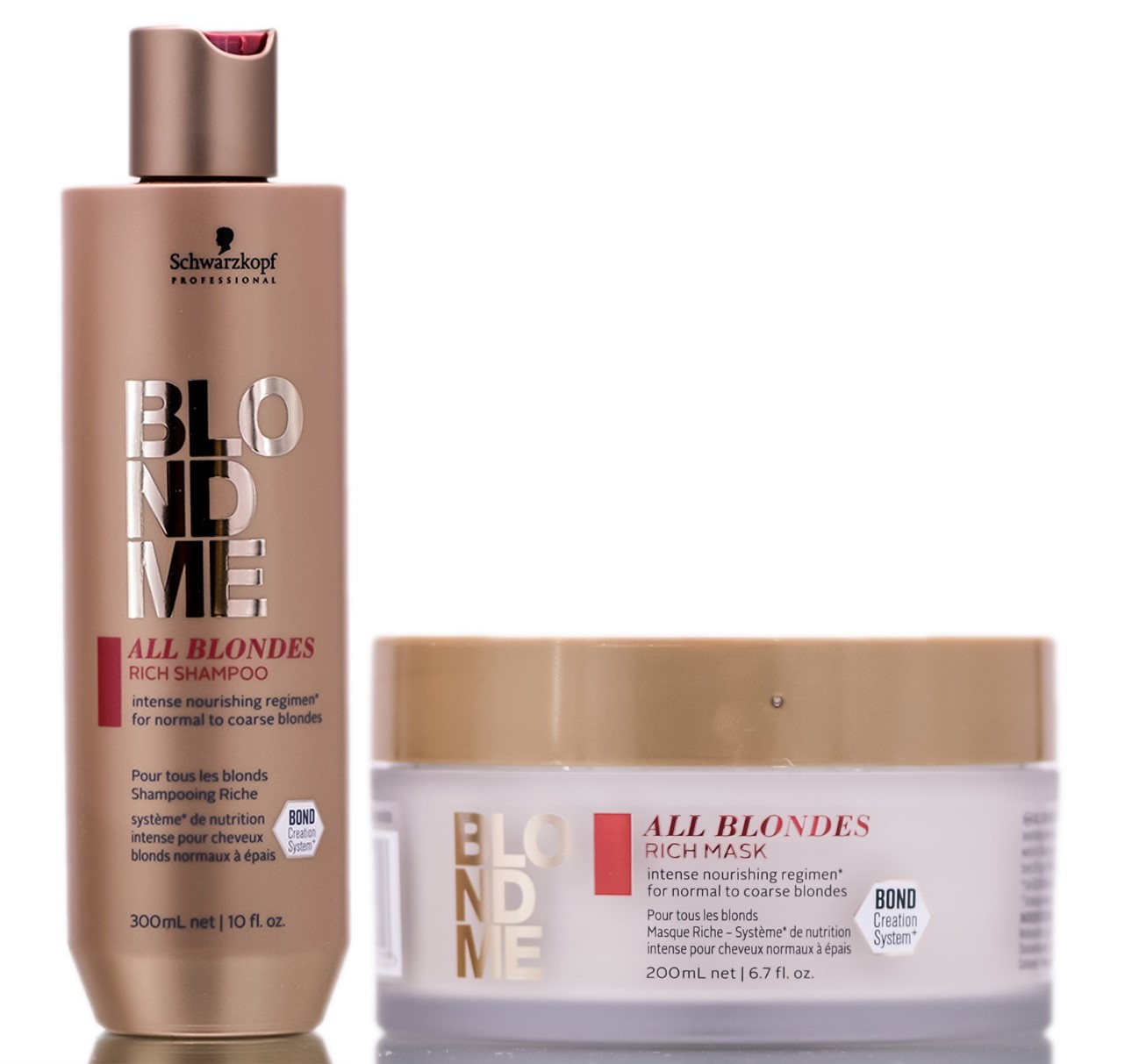 Champú Y Mascarilla Schwarzkopf Blond Me Rich 300ml - Venta Internacional.