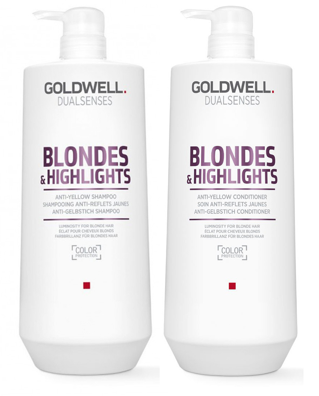Funda Antiamarilla Dualsenses Blonde & Highlights De Kit Goldwell - Venta Internacional.