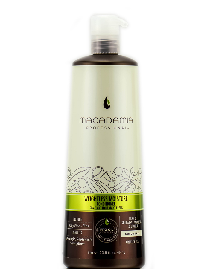 Acondicionador Macadamia Professional Weightless Moisture 1000 Ml - Venta Internacional.