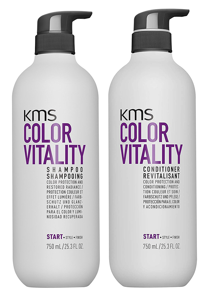Set De Champú Y Acondicionador Kms Color Vitality - Venta Internacional.