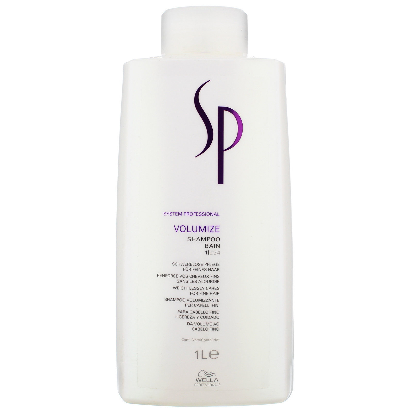 Foto 2 pulgar | Champú Wella System Professional Volumize Bain 1000 Ml - Venta Internacional.