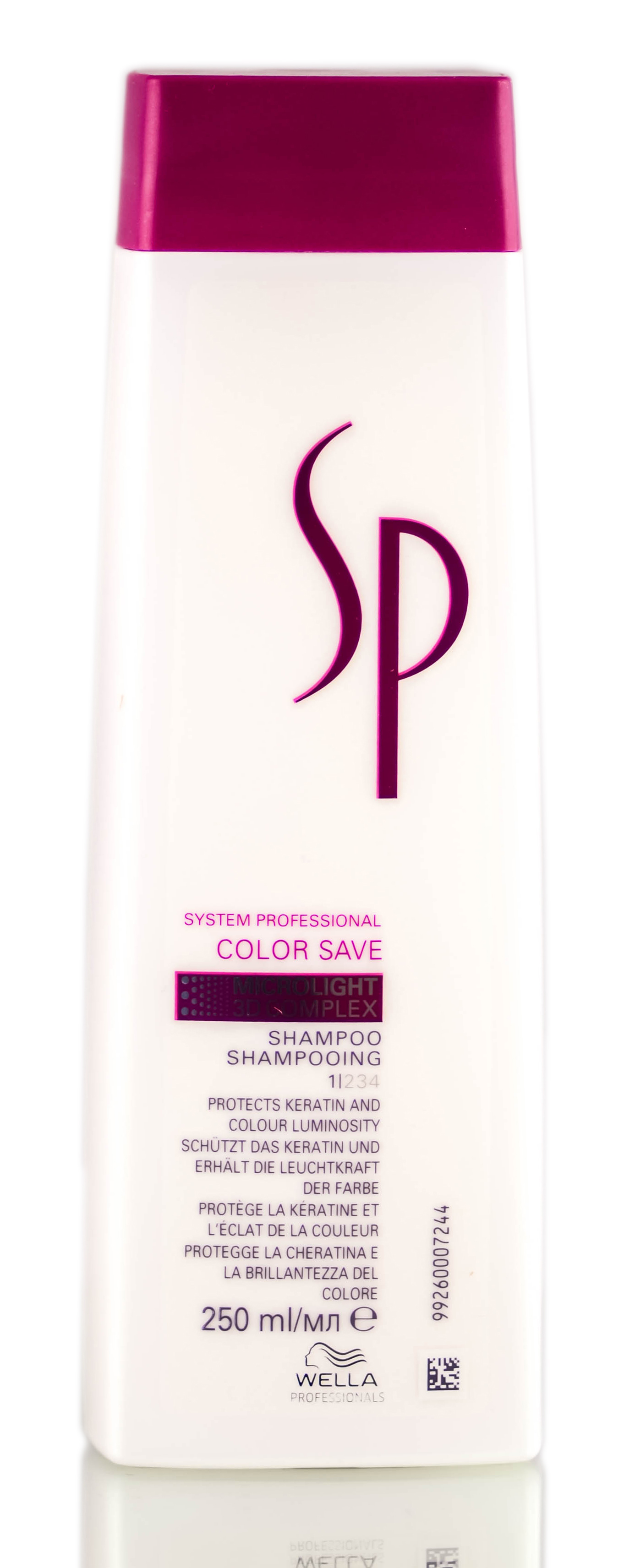 Champú Wella System Professional Color Save 250 Ml - Venta Internacional.