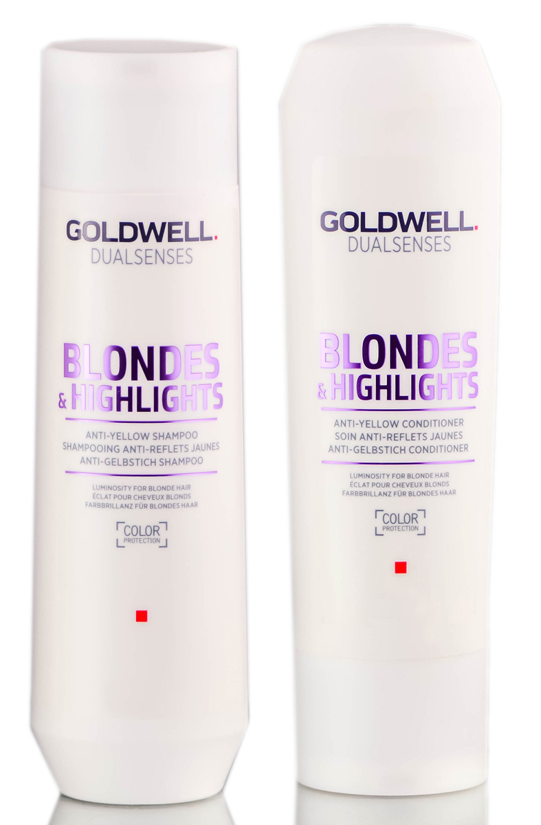 Funda Antiamarilla Dualsenses Blonde & Highlights De Kit Goldwell - Venta Internacional.