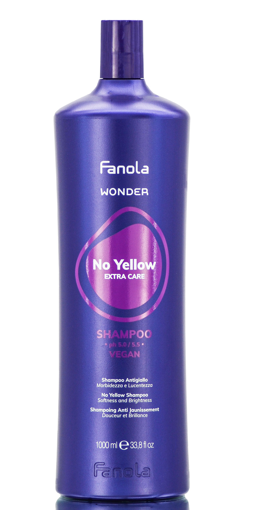 Champú Fanola Wonder No Yellow Extra Care 1000 Ml - Venta Internacional.