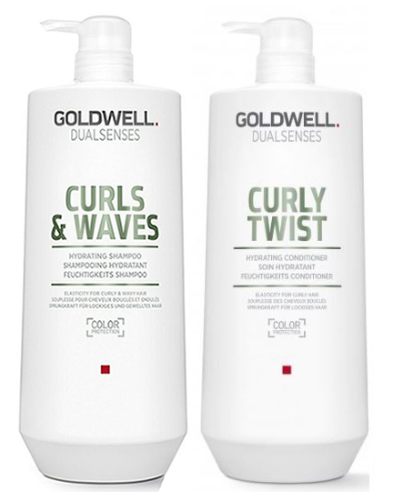 Kit De Champú Y Acondicionador Goldwell Dualsenses Curls & Waves - Venta Internacional.