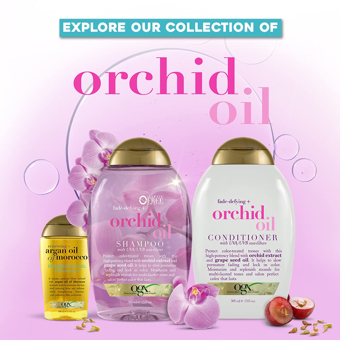 Foto 7 pulgar | Shampoo Ogx Orchid Oil de 385 Ml para Cabello-Venta Internacional