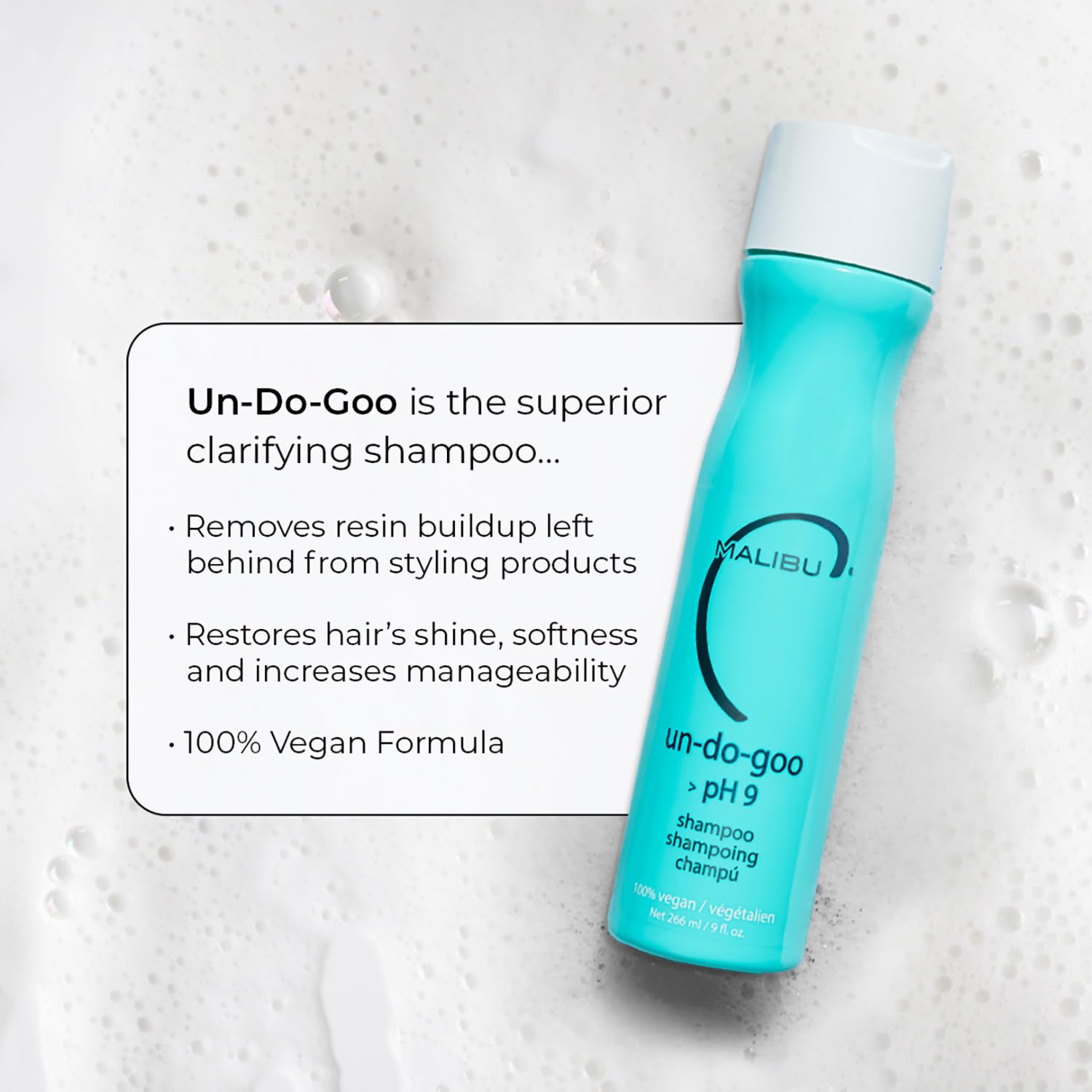 Foto 4 | Champú Malibu C Un-do-goo Clarifying 266 Ml Que Elimina La Acumulación - Venta Internacional.