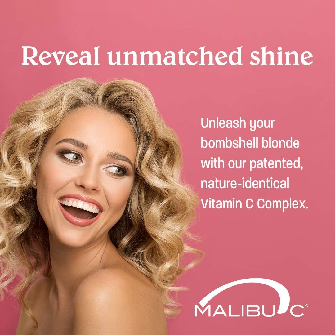 Foto 6 pulgar | Champú Malibu C Blondes Enhancing, Hidratante, Sin Sulfatos, 1 Litro - Venta Internacional.