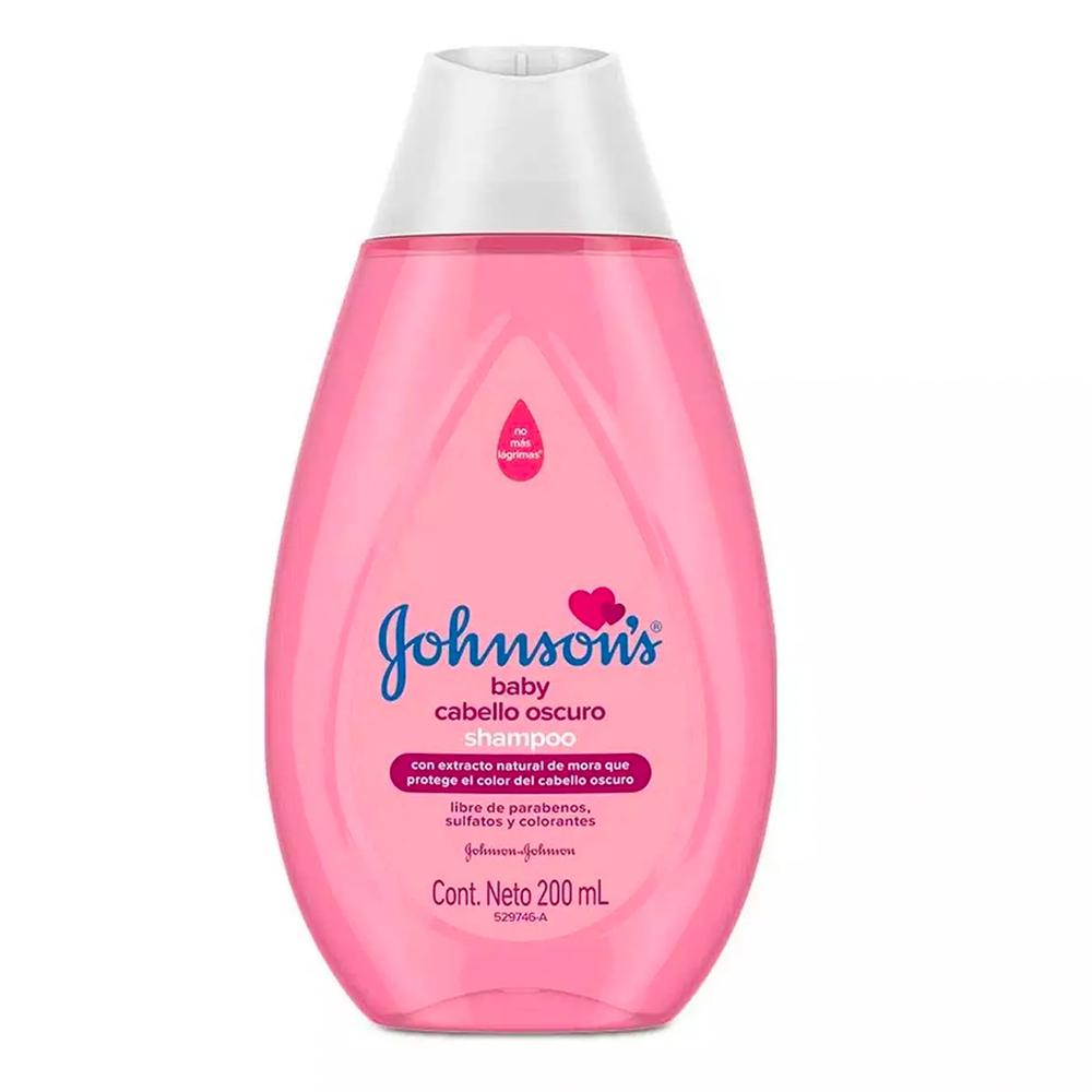 Foto 2 pulgar | Shampoo Johnson's Baby Cabello Oscuro 200 ml