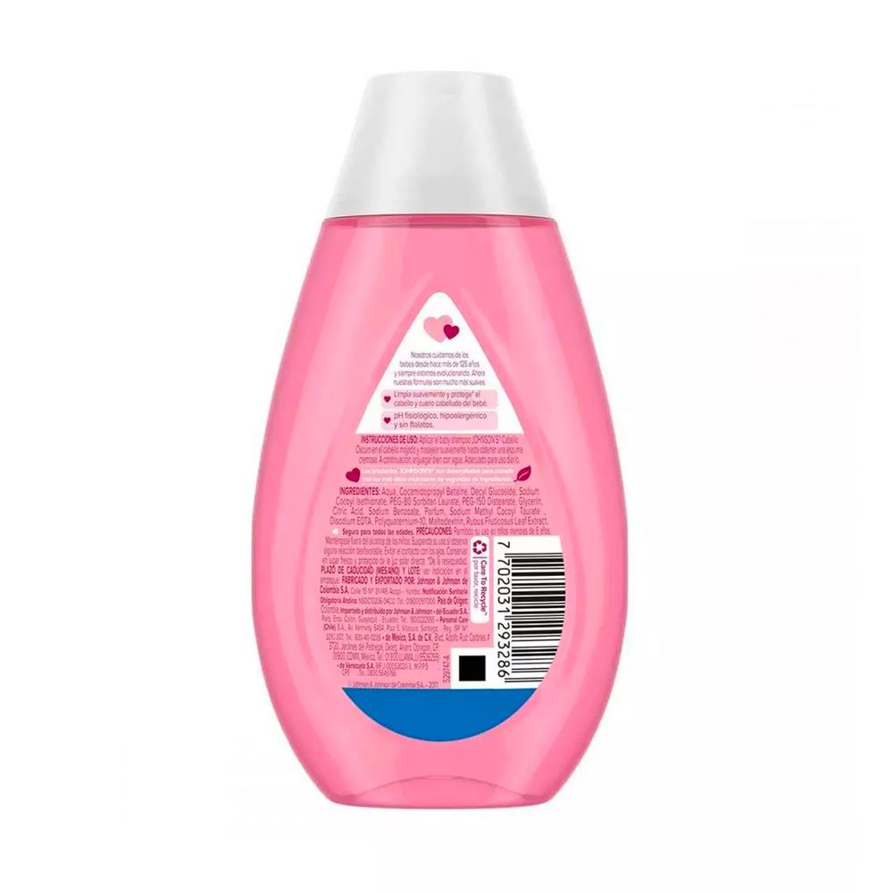 Foto 3 pulgar | Shampoo Johnson's Baby Cabello Oscuro 200 ml