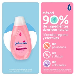 Foto 3 | Shampoo Johnson's Baby Cabello Oscuro 200 ml